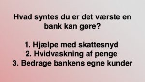 Jyske Banks hjælp med skattesnyd Jyske Banks hvidvaskning Jyske Banks BEDRAGRI Hvem Ka Jyske bank Ka
