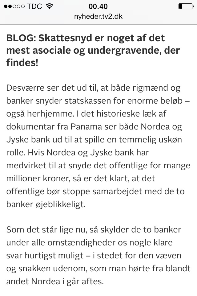 DET HANDLER OM MILLION BEDRAGERI, MOD LILLE KUNDE I JYSKE BANK ET BEDRAG SOM NYKREDIT KENDER ALT TIL. Utroligt Nykredit mener at de har brugt meget tid på at hjælpe Først skrev i en periode på over 2 år, uden Nykredit ville svare Så blev vi nødsagede til at stævne Nykredit, og først der fik vi kontakt og lidt bilag. :-) Så hvem kæmper og bruger mange resurser for at opklare den svindel foretning som jyske bank laver Og som Nykredit forsøgte at dække over ved at svare vildledende. På bare et enkelt spørgsmål Som Har jeg haft flere lån i Nykredit, end det lån jeg har nu. :-) Dette fik jeg et helt bevist vildledende svar på = Du har det lån du får opgørelse på hvert år. Der var jo ikke noget svar Så at knoklet hvert et lille svar Og det mener Nykredit at er bruge mange resurser :-) ---------- Tekst til billede Advokat Søren H. Hoffmann Christiansen fra Nykredit Skrev 21/2-2018 Og bekræftede vel bare hvad Mette Egholm Nielsen allerede har sagt NYKREDIT VIL IKKE LEVERER SKYTS IMOD JYSKE BANK Og ved ikke at ville udlever alle bilag, må der være noget Nykredit vil skjule, for at hjælpe jyske bank med at forsøge skuffe i retssag. - Jyske bank kan være helt rolige, Nykredit skriver jo at de nok skal lade være med at sende flere bilag, som kan skade jyske Banks troværdighed i denne kedelige sag, om udnyttelse svig og falsk - :-) At Nykredit har selv øknomisk har udnyttet og udnytter At jyske bank laver fusk, dokument falsk svindel løgn Og u at tage 3 et bidrag på 3 % :-) det har været meget svært at få bare lidt ud af Nykredit, Det siger sig selv efter, der skulle over 2 års forsøg med skriverier Til før at få Nykredit til at svare - Nykredit afviste først at svare i en år række men 24-11-2015 fik vi kontakt første gang. :-) Det syntes at handle om at trække tiden for at sigte mod forældelse for Nykredit's andel. - Det har handlet om at trække tiden og det er gået som ønsket - Nykredit skrev på anmodning om akt indsigt, at Nykredit ikke ville udlevere akt indsigt - Altså at Nykredit først ikke ville udlever noget som helst, er at hjælpe jyske bank Først efter Nykredit blev stævnet fik vi lidt bilag ud af dem Der i blandt kom bilag D. 1093 :-) Det er stadig planen at Nykredit advokaten Mette Egholm Nielsen som har fået fremlagt sags bilag i svindel sagen og derfor godt kender godt til bedraget. Mette bør derfor indkaldes som vidne i bedrageri sagen mod jyske bank. :-) Nykredit er ikke anklaget i sagn mod jyske bank :-) Men Nykredit har klart udnyttet fordelen til at tjene mangler penge, som er blevet er tab for kunden Det er ikke små penge. At det jyske bank som gjorde det mulig, det ved vi godt :/) Men at navne som dit Søren H. Hoffmann Christiansen overhovet nævnes, er for at give historien et sandheds preg. For hvem kender til bedraget i Nykredit Tænker du er sat ind i sagen grundet, BLAG D er bevis på dokument falsk Kan jo ikke skrive Nykredit ud for 10 personer For hvem har så skrevet hvad :/) Planen er at alle mails mm Som har med sagen at gøre offenligøres Også dem fra Nykredit Hvad er det vi ønsker at vide alt