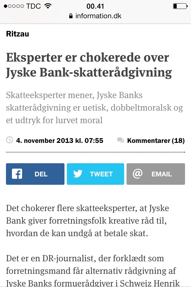 DET HANDLER OM MILLION BEDRAGERI, MOD LILLE KUNDE I JYSKE BANK ET BEDRAG SOM NYKREDIT KENDER ALT TIL. Utroligt Nykredit mener at de har brugt meget tid på at hjælpe Først skrev i en periode på over 2 år, uden Nykredit ville svare Så blev vi nødsagede til at stævne Nykredit, og først der fik vi kontakt og lidt bilag. :-) Så hvem kæmper og bruger mange resurser for at opklare den svindel foretning som jyske bank laver Og som Nykredit forsøgte at dække over ved at svare vildledende. På bare et enkelt spørgsmål Som Har jeg haft flere lån i Nykredit, end det lån jeg har nu. :-) Dette fik jeg et helt bevist vildledende svar på = Du har det lån du får opgørelse på hvert år. Der var jo ikke noget svar Så at knoklet hvert et lille svar Og det mener Nykredit at er bruge mange resurser :-) ---------- Tekst til billede Advokat Søren H. Hoffmann Christiansen fra Nykredit Skrev 21/2-2018 Og bekræftede vel bare hvad Mette Egholm Nielsen allerede har sagt NYKREDIT VIL IKKE LEVERER SKYTS IMOD JYSKE BANK Og ved ikke at ville udlever alle bilag, må der være noget Nykredit vil skjule, for at hjælpe jyske bank med at forsøge skuffe i retssag. - Jyske bank kan være helt rolige, Nykredit skriver jo at de nok skal lade være med at sende flere bilag, som kan skade jyske Banks troværdighed i denne kedelige sag, om udnyttelse svig og falsk - :-) At Nykredit har selv øknomisk har udnyttet og udnytter At jyske bank laver fusk, dokument falsk svindel løgn Og u at tage 3 et bidrag på 3 % :-) det har været meget svært at få bare lidt ud af Nykredit, Det siger sig selv efter, der skulle over 2 års forsøg med skriverier Til før at få Nykredit til at svare - Nykredit afviste først at svare i en år række men 24-11-2015 fik vi kontakt første gang. :-) Det syntes at handle om at trække tiden for at sigte mod forældelse for Nykredit's andel. - Det har handlet om at trække tiden og det er gået som ønsket - Nykredit skrev på anmodning om akt indsigt, at Nykredit ikke ville udlevere akt indsigt - Altså at Nykredit først ikke ville udlever noget som helst, er at hjælpe jyske bank Først efter Nykredit blev stævnet fik vi lidt bilag ud af dem Der i blandt kom bilag D. 1093 :-) Det er stadig planen at Nykredit advokaten Mette Egholm Nielsen som har fået fremlagt sags bilag i svindel sagen og derfor godt kender godt til bedraget. Mette bør derfor indkaldes som vidne i bedrageri sagen mod jyske bank. :-) Nykredit er ikke anklaget i sagn mod jyske bank :-) Men Nykredit har klart udnyttet fordelen til at tjene mangler penge, som er blevet er tab for kunden Det er ikke små penge. At det jyske bank som gjorde det mulig, det ved vi godt :/) Men at navne som dit Søren H. Hoffmann Christiansen overhovet nævnes, er for at give historien et sandheds preg. For hvem kender til bedraget i Nykredit Tænker du er sat ind i sagen grundet, BLAG D er bevis på dokument falsk Kan jo ikke skrive Nykredit ud for 10 personer For hvem har så skrevet hvad :/) Planen er at alle mails mm Som har med sagen at gøre offenligøres Også dem fra Nykredit Hvad er det vi ønsker at vide alt
