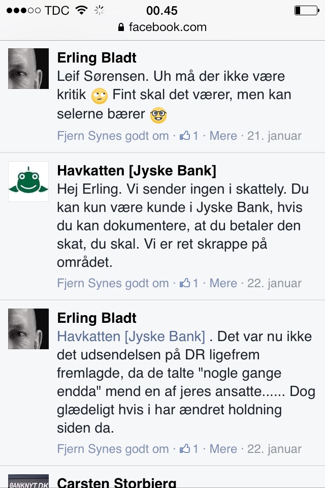 DET HANDLER OM MILLION BEDRAGERI, MOD LILLE KUNDE I JYSKE BANK ET BEDRAG SOM NYKREDIT KENDER ALT TIL. Utroligt Nykredit mener at de har brugt meget tid på at hjælpe Først skrev i en periode på over 2 år, uden Nykredit ville svare Så blev vi nødsagede til at stævne Nykredit, og først der fik vi kontakt og lidt bilag. :-) Så hvem kæmper og bruger mange resurser for at opklare den svindel foretning som jyske bank laver Og som Nykredit forsøgte at dække over ved at svare vildledende. På bare et enkelt spørgsmål Som Har jeg haft flere lån i Nykredit, end det lån jeg har nu. :-) Dette fik jeg et helt bevist vildledende svar på = Du har det lån du får opgørelse på hvert år. Der var jo ikke noget svar Så at knoklet hvert et lille svar Og det mener Nykredit at er bruge mange resurser :-) ---------- Tekst til billede Advokat Søren H. Hoffmann Christiansen fra Nykredit Skrev 21/2-2018 Og bekræftede vel bare hvad Mette Egholm Nielsen allerede har sagt NYKREDIT VIL IKKE LEVERER SKYTS IMOD JYSKE BANK Og ved ikke at ville udlever alle bilag, må der være noget Nykredit vil skjule, for at hjælpe jyske bank med at forsøge skuffe i retssag. - Jyske bank kan være helt rolige, Nykredit skriver jo at de nok skal lade være med at sende flere bilag, som kan skade jyske Banks troværdighed i denne kedelige sag, om udnyttelse svig og falsk - :-) At Nykredit har selv øknomisk har udnyttet og udnytter At jyske bank laver fusk, dokument falsk svindel løgn Og u at tage 3 et bidrag på 3 % :-) det har været meget svært at få bare lidt ud af Nykredit, Det siger sig selv efter, der skulle over 2 års forsøg med skriverier Til før at få Nykredit til at svare - Nykredit afviste først at svare i en år række men 24-11-2015 fik vi kontakt første gang. :-) Det syntes at handle om at trække tiden for at sigte mod forældelse for Nykredit's andel. - Det har handlet om at trække tiden og det er gået som ønsket - Nykredit skrev på anmodning om akt indsigt, at Nykredit ikke ville udlevere akt indsigt - Altså at Nykredit først ikke ville udlever noget som helst, er at hjælpe jyske bank Først efter Nykredit blev stævnet fik vi lidt bilag ud af dem Der i blandt kom bilag D. 1093 :-) Det er stadig planen at Nykredit advokaten Mette Egholm Nielsen som har fået fremlagt sags bilag i svindel sagen og derfor godt kender godt til bedraget. Mette bør derfor indkaldes som vidne i bedrageri sagen mod jyske bank. :-) Nykredit er ikke anklaget i sagn mod jyske bank :-) Men Nykredit har klart udnyttet fordelen til at tjene mangler penge, som er blevet er tab for kunden Det er ikke små penge. At det jyske bank som gjorde det mulig, det ved vi godt :/) Men at navne som dit Søren H. Hoffmann Christiansen overhovet nævnes, er for at give historien et sandheds preg. For hvem kender til bedraget i Nykredit Tænker du er sat ind i sagen grundet, BLAG D er bevis på dokument falsk Kan jo ikke skrive Nykredit ud for 10 personer For hvem har så skrevet hvad :/) Planen er at alle mails mm Som har med sagen at gøre offenligøres Også dem fra Nykredit Hvad er det vi ønsker at vide alt