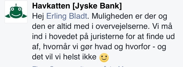 DET HANDLER OM MILLION BEDRAGERI, MOD LILLE KUNDE I JYSKE BANK ET BEDRAG SOM NYKREDIT KENDER ALT TIL. Utroligt Nykredit mener at de har brugt meget tid på at hjælpe Først skrev i en periode på over 2 år, uden Nykredit ville svare Så blev vi nødsagede til at stævne Nykredit, og først der fik vi kontakt og lidt bilag. :-) Så hvem kæmper og bruger mange resurser for at opklare den svindel foretning som jyske bank laver Og som Nykredit forsøgte at dække over ved at svare vildledende. På bare et enkelt spørgsmål Som Har jeg haft flere lån i Nykredit, end det lån jeg har nu. :-) Dette fik jeg et helt bevist vildledende svar på = Du har det lån du får opgørelse på hvert år. Der var jo ikke noget svar Så at knoklet hvert et lille svar Og det mener Nykredit at er bruge mange resurser :-) ---------- Tekst til billede Advokat Søren H. Hoffmann Christiansen fra Nykredit Skrev 21/2-2018 Og bekræftede vel bare hvad Mette Egholm Nielsen allerede har sagt NYKREDIT VIL IKKE LEVERER SKYTS IMOD JYSKE BANK Og ved ikke at ville udlever alle bilag, må der være noget Nykredit vil skjule, for at hjælpe jyske bank med at forsøge skuffe i retssag. - Jyske bank kan være helt rolige, Nykredit skriver jo at de nok skal lade være med at sende flere bilag, som kan skade jyske Banks troværdighed i denne kedelige sag, om udnyttelse svig og falsk - :-) At Nykredit har selv øknomisk har udnyttet og udnytter At jyske bank laver fusk, dokument falsk svindel løgn Og u at tage 3 et bidrag på 3 % :-) det har været meget svært at få bare lidt ud af Nykredit, Det siger sig selv efter, der skulle over 2 års forsøg med skriverier Til før at få Nykredit til at svare - Nykredit afviste først at svare i en år række men 24-11-2015 fik vi kontakt første gang. :-) Det syntes at handle om at trække tiden for at sigte mod forældelse for Nykredit's andel. - Det har handlet om at trække tiden og det er gået som ønsket - Nykredit skrev på anmodning om akt indsigt, at Nykredit ikke ville udlevere akt indsigt - Altså at Nykredit først ikke ville udlever noget som helst, er at hjælpe jyske bank Først efter Nykredit blev stævnet fik vi lidt bilag ud af dem Der i blandt kom bilag D. 1093 :-) Det er stadig planen at Nykredit advokaten Mette Egholm Nielsen som har fået fremlagt sags bilag i svindel sagen og derfor godt kender godt til bedraget. Mette bør derfor indkaldes som vidne i bedrageri sagen mod jyske bank. :-) Nykredit er ikke anklaget i sagn mod jyske bank :-) Men Nykredit har klart udnyttet fordelen til at tjene mangler penge, som er blevet er tab for kunden Det er ikke små penge. At det jyske bank som gjorde det mulig, det ved vi godt :/) Men at navne som dit Søren H. Hoffmann Christiansen overhovet nævnes, er for at give historien et sandheds preg. For hvem kender til bedraget i Nykredit Tænker du er sat ind i sagen grundet, BLAG D er bevis på dokument falsk Kan jo ikke skrive Nykredit ud for 10 personer For hvem har så skrevet hvad :/) Planen er at alle mails mm Som har med sagen at gøre offenligøres Også dem fra Nykredit Hvad er det vi ønsker at vide alt