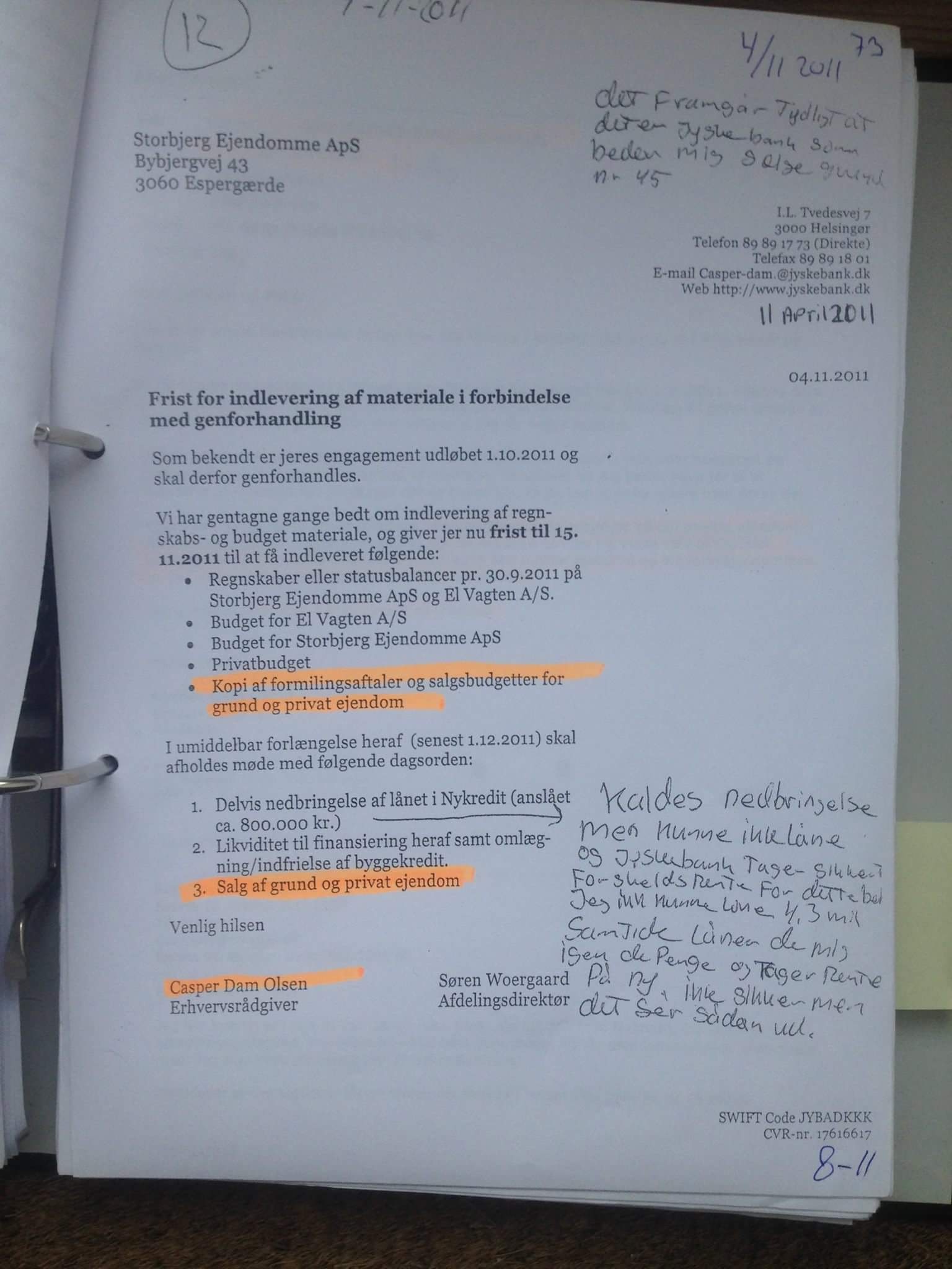 DET HANDLER OM MILLION BEDRAGERI, MOD LILLE KUNDE I JYSKE BANK ET BEDRAG SOM NYKREDIT KENDER ALT TIL. Utroligt Nykredit mener at de har brugt meget tid på at hjælpe Først skrev i en periode på over 2 år, uden Nykredit ville svare Så blev vi nødsagede til at stævne Nykredit, og først der fik vi kontakt og lidt bilag. :-) Så hvem kæmper og bruger mange resurser for at opklare den svindel foretning som jyske bank laver Og som Nykredit forsøgte at dække over ved at svare vildledende. På bare et enkelt spørgsmål Som Har jeg haft flere lån i Nykredit, end det lån jeg har nu. :-) Dette fik jeg et helt bevist vildledende svar på = Du har det lån du får opgørelse på hvert år. Der var jo ikke noget svar Så at knoklet hvert et lille svar Og det mener Nykredit at er bruge mange resurser :-) ---------- Tekst til billede Advokat Søren H. Hoffmann Christiansen fra Nykredit Skrev 21/2-2018 Og bekræftede vel bare hvad Mette Egholm Nielsen allerede har sagt NYKREDIT VIL IKKE LEVERER SKYTS IMOD JYSKE BANK Og ved ikke at ville udlever alle bilag, må der være noget Nykredit vil skjule, for at hjælpe jyske bank med at forsøge skuffe i retssag. - Jyske bank kan være helt rolige, Nykredit skriver jo at de nok skal lade være med at sende flere bilag, som kan skade jyske Banks troværdighed i denne kedelige sag, om udnyttelse svig og falsk - :-) At Nykredit har selv øknomisk har udnyttet og udnytter At jyske bank laver fusk, dokument falsk svindel løgn Og u at tage 3 et bidrag på 3 % :-) det har været meget svært at få bare lidt ud af Nykredit, Det siger sig selv efter, der skulle over 2 års forsøg med skriverier Til før at få Nykredit til at svare - Nykredit afviste først at svare i en år række men 24-11-2015 fik vi kontakt første gang. :-) Det syntes at handle om at trække tiden for at sigte mod forældelse for Nykredit's andel. - Det har handlet om at trække tiden og det er gået som ønsket - Nykredit skrev på anmodning om akt indsigt, at Nykredit ikke ville udlevere akt indsigt - Altså at Nykredit først ikke ville udlever noget som helst, er at hjælpe jyske bank Først efter Nykredit blev stævnet fik vi lidt bilag ud af dem Der i blandt kom bilag D. 1093 :-) Det er stadig planen at Nykredit advokaten Mette Egholm Nielsen som har fået fremlagt sags bilag i svindel sagen og derfor godt kender godt til bedraget. Mette bør derfor indkaldes som vidne i bedrageri sagen mod jyske bank. :-) Nykredit er ikke anklaget i sagn mod jyske bank :-) Men Nykredit har klart udnyttet fordelen til at tjene mangler penge, som er blevet er tab for kunden Det er ikke små penge. At det jyske bank som gjorde det mulig, det ved vi godt :/) Men at navne som dit Søren H. Hoffmann Christiansen overhovet nævnes, er for at give historien et sandheds preg. For hvem kender til bedraget i Nykredit Tænker du er sat ind i sagen grundet, BLAG D er bevis på dokument falsk Kan jo ikke skrive Nykredit ud for 10 personer For hvem har så skrevet hvad :/) Planen er at alle mails mm Som har med sagen at gøre offenligøres Også dem fra Nykredit Hvad er det vi ønsker at vide alt