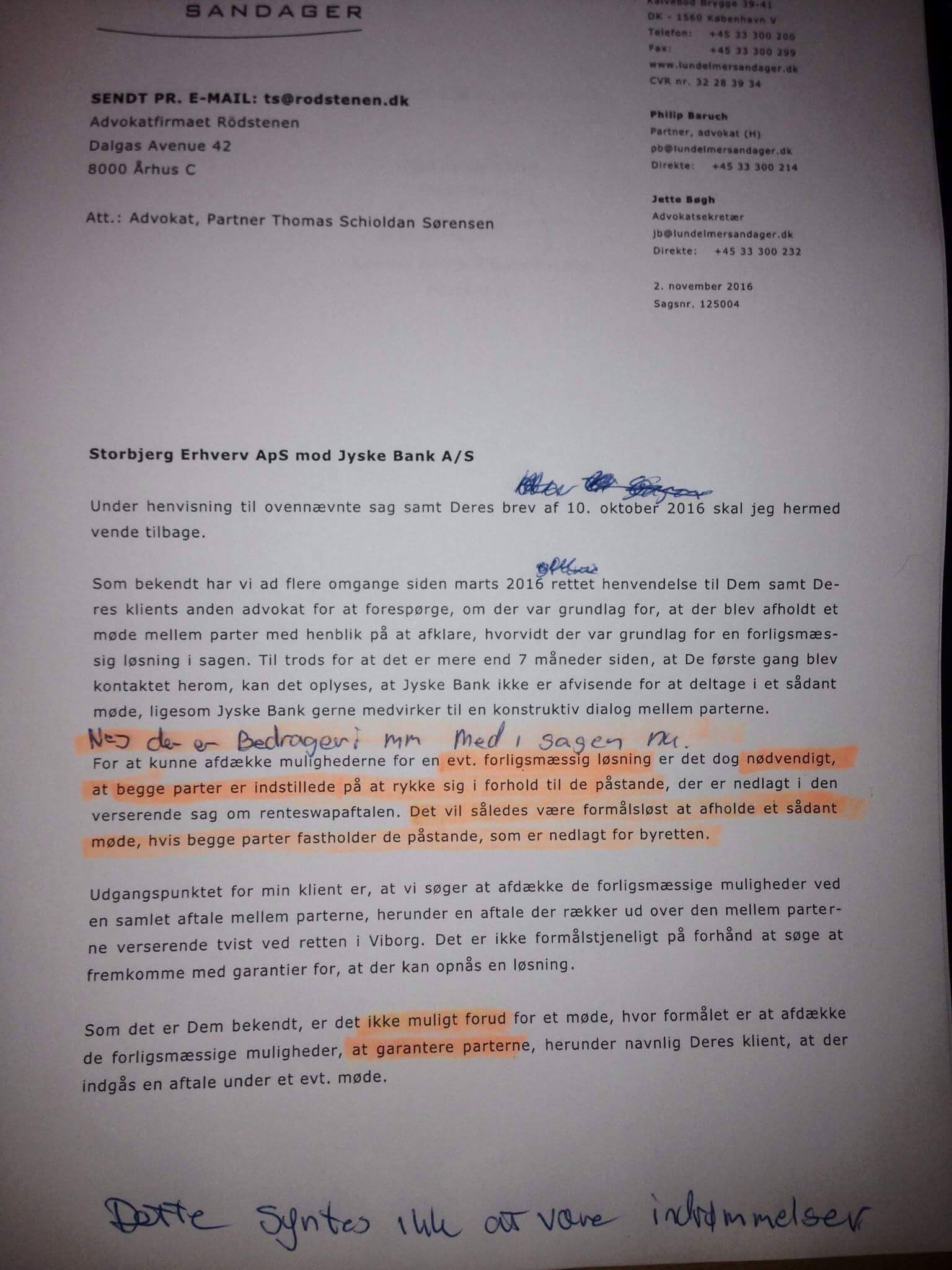DET HANDLER OM MILLION BEDRAGERI, MOD LILLE KUNDE I JYSKE BANK ET BEDRAG SOM NYKREDIT KENDER ALT TIL. Utroligt Nykredit mener at de har brugt meget tid på at hjælpe Først skrev i en periode på over 2 år, uden Nykredit ville svare Så blev vi nødsagede til at stævne Nykredit, og først der fik vi kontakt og lidt bilag. :-) Så hvem kæmper og bruger mange resurser for at opklare den svindel foretning som jyske bank laver Og som Nykredit forsøgte at dække over ved at svare vildledende. På bare et enkelt spørgsmål Som Har jeg haft flere lån i Nykredit, end det lån jeg har nu. :-) Dette fik jeg et helt bevist vildledende svar på = Du har det lån du får opgørelse på hvert år. Der var jo ikke noget svar Så at knoklet hvert et lille svar Og det mener Nykredit at er bruge mange resurser :-) ---------- Tekst til billede Advokat Søren H. Hoffmann Christiansen fra Nykredit Skrev 21/2-2018 Og bekræftede vel bare hvad Mette Egholm Nielsen allerede har sagt NYKREDIT VIL IKKE LEVERER SKYTS IMOD JYSKE BANK Og ved ikke at ville udlever alle bilag, må der være noget Nykredit vil skjule, for at hjælpe jyske bank med at forsøge skuffe i retssag. - Jyske bank kan være helt rolige, Nykredit skriver jo at de nok skal lade være med at sende flere bilag, som kan skade jyske Banks troværdighed i denne kedelige sag, om udnyttelse svig og falsk - :-) At Nykredit har selv øknomisk har udnyttet og udnytter At jyske bank laver fusk, dokument falsk svindel løgn Og u at tage 3 et bidrag på 3 % :-) det har været meget svært at få bare lidt ud af Nykredit, Det siger sig selv efter, der skulle over 2 års forsøg med skriverier Til før at få Nykredit til at svare - Nykredit afviste først at svare i en år række men 24-11-2015 fik vi kontakt første gang. :-) Det syntes at handle om at trække tiden for at sigte mod forældelse for Nykredit's andel. - Det har handlet om at trække tiden og det er gået som ønsket - Nykredit skrev på anmodning om akt indsigt, at Nykredit ikke ville udlevere akt indsigt - Altså at Nykredit først ikke ville udlever noget som helst, er at hjælpe jyske bank Først efter Nykredit blev stævnet fik vi lidt bilag ud af dem Der i blandt kom bilag D. 1093 :-) Det er stadig planen at Nykredit advokaten Mette Egholm Nielsen som har fået fremlagt sags bilag i svindel sagen og derfor godt kender godt til bedraget. Mette bør derfor indkaldes som vidne i bedrageri sagen mod jyske bank. :-) Nykredit er ikke anklaget i sagn mod jyske bank :-) Men Nykredit har klart udnyttet fordelen til at tjene mangler penge, som er blevet er tab for kunden Det er ikke små penge. At det jyske bank som gjorde det mulig, det ved vi godt :/) Men at navne som dit Søren H. Hoffmann Christiansen overhovet nævnes, er for at give historien et sandheds preg. For hvem kender til bedraget i Nykredit Tænker du er sat ind i sagen grundet, BLAG D er bevis på dokument falsk Kan jo ikke skrive Nykredit ud for 10 personer For hvem har så skrevet hvad :/) Planen er at alle mails mm Som har med sagen at gøre offenligøres Også dem fra Nykredit Hvad er det vi ønsker at vide alt