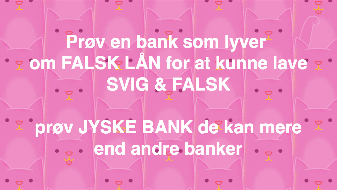 ANDERS DAM KUNNE UNDGÅ DISSE OPSLAG BARE VED AT TALE MED OG KUNDER. Medvirkende i sagen eller kender til sagen og ønsker ikke at rette fejl Fundament hæderlig ærlig åben retter fejl Nykredit jyske bank Advokat advokater strafferet øknomisk kriminelit Lund Elmer Sandager Michael Rasmussen CEO Nykredit Anders Christian Dam CEO Morten Ulrik gade Philip Baruch Mette Egholm Nielsen Birgit Bush Jyske bank erhverv Hillerød Helsingør Århus Aahus København Silkeborg Valby Østerbro Nicolai Hansen Anette Kirkeby Søren Woergaard Danske bank jysk Koncernledelse jyske bank Koncernbestyrelsen Sven Buhrkall Kurt Bligaard Pedersen Rina Asmussen Philip Baruch Jens A. Borup Keld Norup Christina Lykke Munk Haggai Kunisch Marianne Lillevang Koncerndirektionen Anders Dam Leif F. Larsen Niels Erik Jakobsen Per Skovhus Peter Schleidt Sagen historien om Nykredit og jyskebank handler om: Bedrageri Svindel Løgne Tyveri Underslæb Mandatsvig Svig Dokumentfalsk, At dække over forbrydelser At skjule forbrydelser Om at lyve over for retten udelukket for at kunne fortsætte bedrageriske forhold. Mercedes BMW Audi VW Ford Kia Pegeout Citroen biler for alle, billig bolig, billig GF forsikring PBS dankort visa, SUPERLÅN LÅN I LYSKE BANK