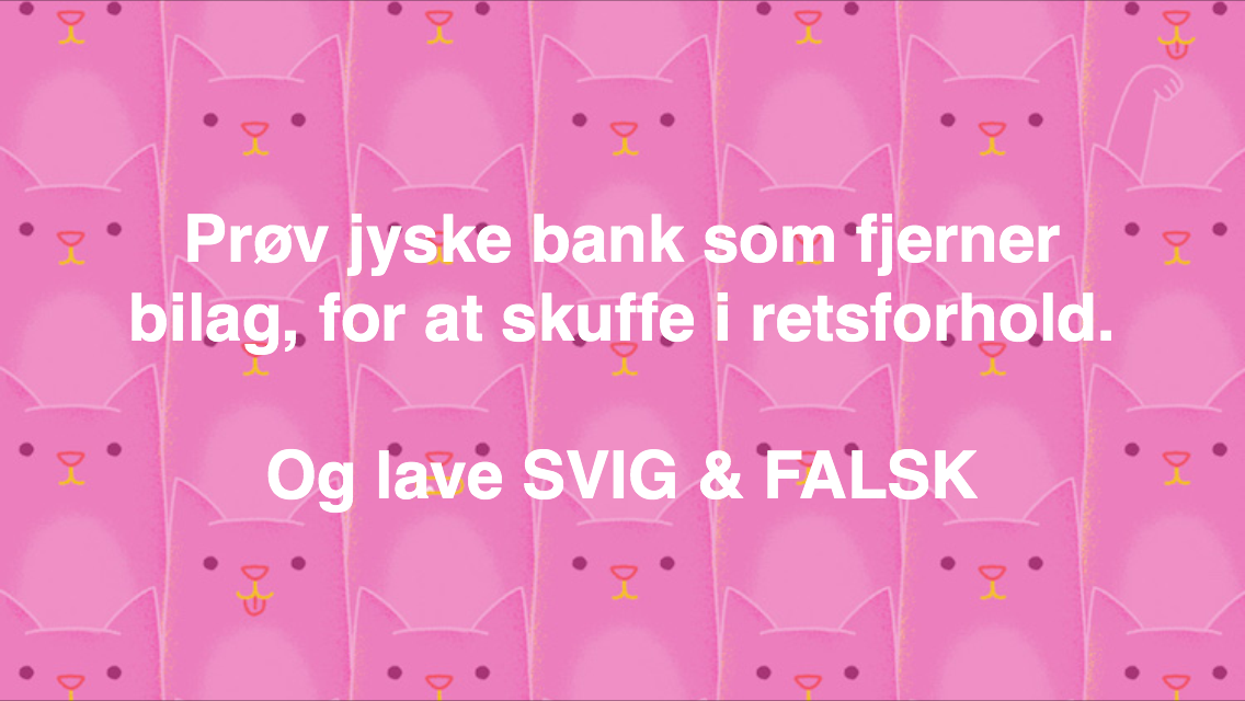 ANDERS DAM KUNNE UNDGÅ DISSE OPSLAG BARE VED AT TALE MED OG KUNDER. Medvirkende i sagen eller kender til sagen og ønsker ikke at rette fejl Fundament hæderlig ærlig åben retter fejl Nykredit jyske bank Advokat advokater strafferet øknomisk kriminelit Lund Elmer Sandager Michael Rasmussen CEO Nykredit Anders Christian Dam CEO Morten Ulrik gade Philip Baruch Mette Egholm Nielsen Birgit Bush Jyske bank erhverv Hillerød Helsingør Århus Aahus København Silkeborg Valby Østerbro Nicolai Hansen Anette Kirkeby Søren Woergaard Danske bank jysk Koncernledelse jyske bank Koncernbestyrelsen Sven Buhrkall Kurt Bligaard Pedersen Rina Asmussen Philip Baruch Jens A. Borup Keld Norup Christina Lykke Munk Haggai Kunisch Marianne Lillevang Koncerndirektionen Anders Dam Leif F. Larsen Niels Erik Jakobsen Per Skovhus Peter Schleidt Sagen historien om Nykredit og jyskebank handler om: Bedrageri Svindel Løgne Tyveri Underslæb Mandatsvig Svig Dokumentfalsk, At dække over forbrydelser At skjule forbrydelser Om at lyve over for retten udelukket for at kunne fortsætte bedrageriske forhold. Mercedes BMW Audi VW Ford Kia Pegeout Citroen biler for alle, billig bolig, billig GF forsikring PBS dankort visa, SUPERLÅN LÅN I LYSKE BANK